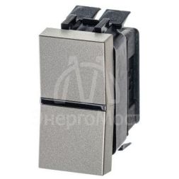 Механизм переключателя проходного 1-кл. 1п 1мод. СП Zenit 16А IP20 с клавишей шампань ABB 2CLA211000N1901