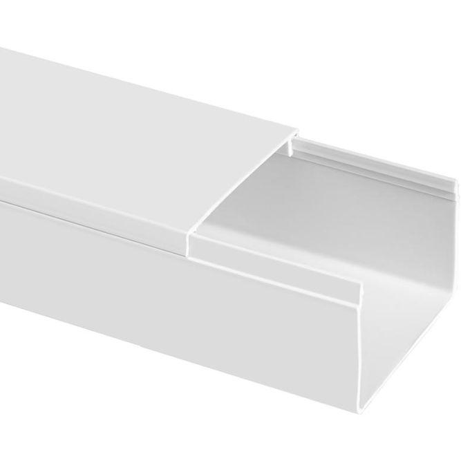 Кабель-канал 40х25 L2000 пластик бел. TOKOV ELECTRIC TKE-KK-40-25-2000-WH