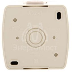 Выключатель 1-кл. ОП Ната 10А IP20 крем. LEZARD 710-0300-100