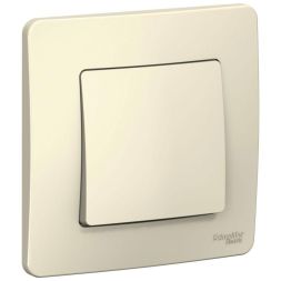 Выключатель 1-кл. СП Blanca 10А IP20 (сх. 1) 250В молочн. SE BLNVS010102