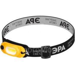 Фонарь GA-801 налобный «Практик» 3Вт COB Li аккум. microUSB шарнир клипса бл 10/60 ЭРА Б0030186