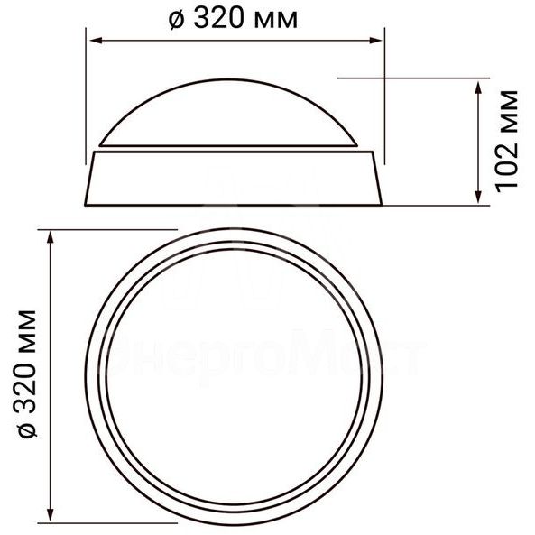 Светильник PBH - PC- RA WHITE 30Вт 4000К JazzWay 5020801