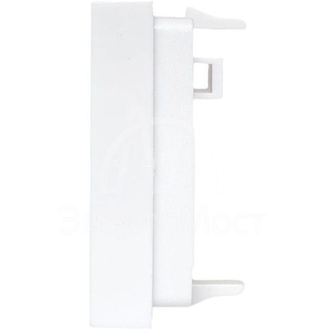 Вставка розеточная 45х45мм формат Mosaic на 2 модуля Keystone защ. шторки с маркерами бел. TERACOM PRO EKF TRP-INS-MOS-2M2P-WH