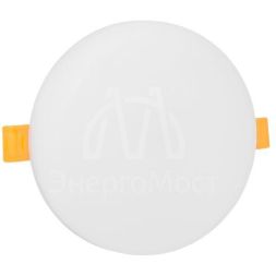 Светильник светодиодный ДВО 1106 18Вт 6500К IP20 круглый встраив. даунлайт безрамочный LUMA EKF DLL-1106-R-18-6500