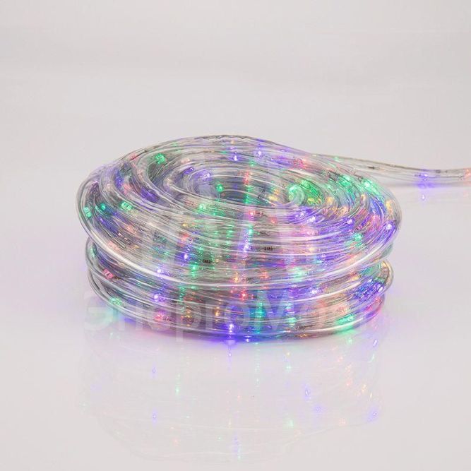 Шнур светодиодный Дюралайт фиксинг 2Вт 24LED/м мультиколор (RYGB) 25м Neon-Night 121-328-14