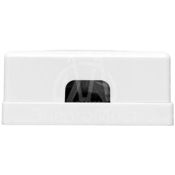 Розетка настенная TERACOM кат.5E неэкранированная 2 порта RJ-45 Dual IDC бел. EKF TRC-WBOX-2RJ45-5EUTP-WH