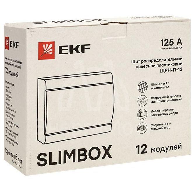 Щит ЩРН-П-12 &amp;quot;SlimBox&amp;quot; IP41 PROxima EKF sb-n-12