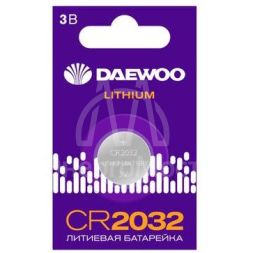 Элемент питания литиевый CR2032 3В 2021 BL-1 DAEWOO 5034174