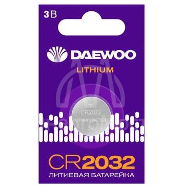 Элемент питания литиевый CR2032 3В 2021 BL-1 DAEWOO 5034174