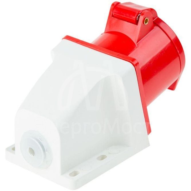 Розетка 124 стационарная 3Р+РЕ 32А 380В IP44 Rexant 11-8913