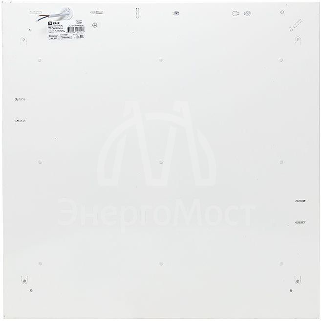 Светильник светодиодный ДВО-1002 36Вт 4000К IP40 595х595х40 призма панель EKF LPL-1002-Z-36-4000-40