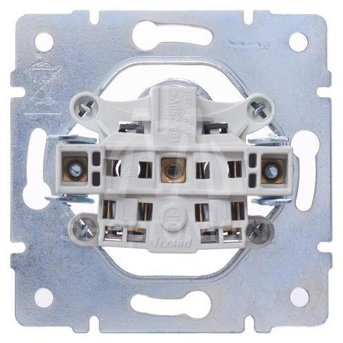 Розетка 1-м СП Vesna без заземл. ПБТ механизм крем. LEZARD 742-0388-121B