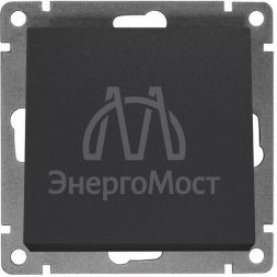 Выключатель 1-кл. СП Афина 10А IP20 механизм графит Universal A0021-Gr