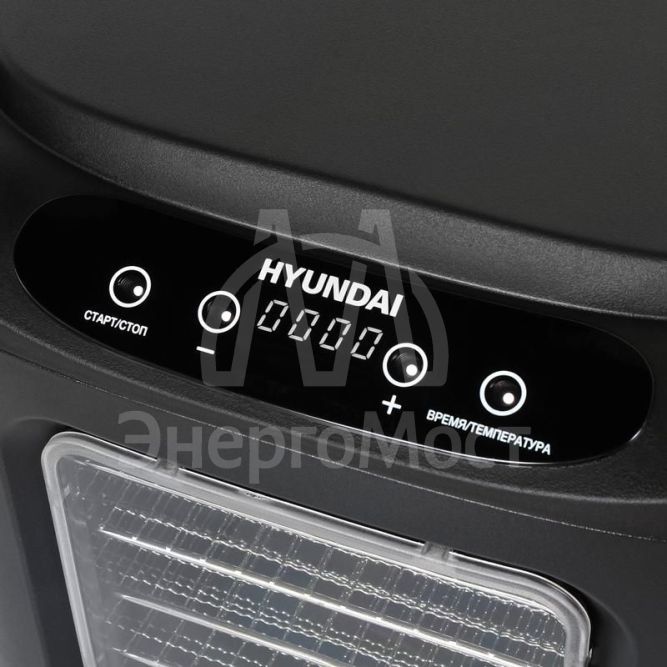 Сушка для фруктов и овощей HYFD-S1202 12под. 500Вт черн. HYUNDAI 1446877