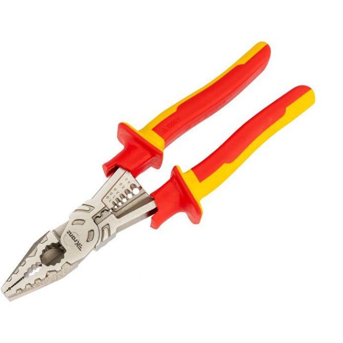 Плоскогубцы многофункциональные диэлектрические 230мм Kranz KR-12-4651-3