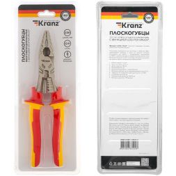 Плоскогубцы многофункциональные диэлектрические 230мм Kranz KR-12-4651-3