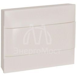 Щиток пластиковый навесной Practibox S 1х12 бел. дверь Leg 135601