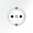 Розетка 1-м СП S70 16А с заземл. механизм бел. матов. Voltum VLS040102