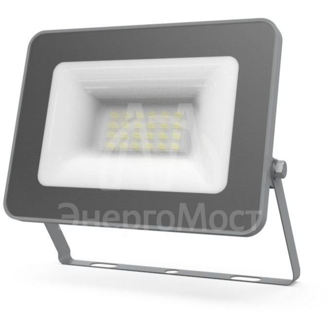 Прожектор светодиодный Qplus 20Вт 6500К 1700лм IP65 графит. сер. 1/20 Gauss 690511320