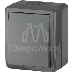 Выключатель 1-кл. ОП Эра Эксперт 10А IP54 11-1401-03 250В 10AX сер. Эра Б0020670