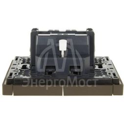 Выключатель 2-кл. СП FORTE&PIANO 10А FP305 сер. IEK FP-V20-0-10-1-K03