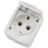 Розетка 1-м ОП Mini OG с заземл. IP54 бел. Kranz KR-78-0604