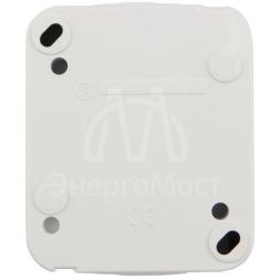 Розетка 1-м ОП Mini OG с заземл. IP54 бел. Kranz KR-78-0604