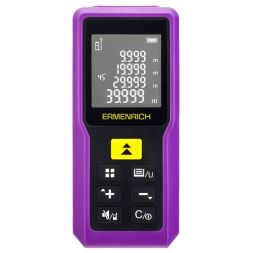 Рулетка лазерная Reel PRO GM100 фиолет. Ermenrich 85313