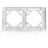 Рамка 2-м AVA бел. TOKOV LIGHT TKL-AV-RM2-C01
