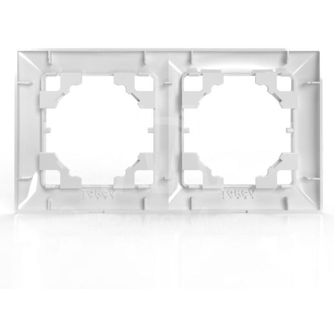 Рамка 2-м AVA бел. TOKOV LIGHT TKL-AV-RM2-C01