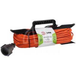 Удлинитель силовой UFx-1-2x0.75-30m-IP44 на рамке б/з 1гнездо 30м ПВС 2х0.75 Эра Б0046822