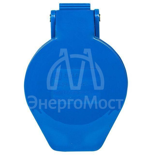 Розетка кабельная 16А 220В 2P+РЕ IP44 (213) EKF ps-213-16-220