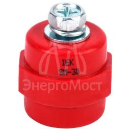 Изолятор SM30 (М8) силовой с болтом IEK YIS11-30-08-B