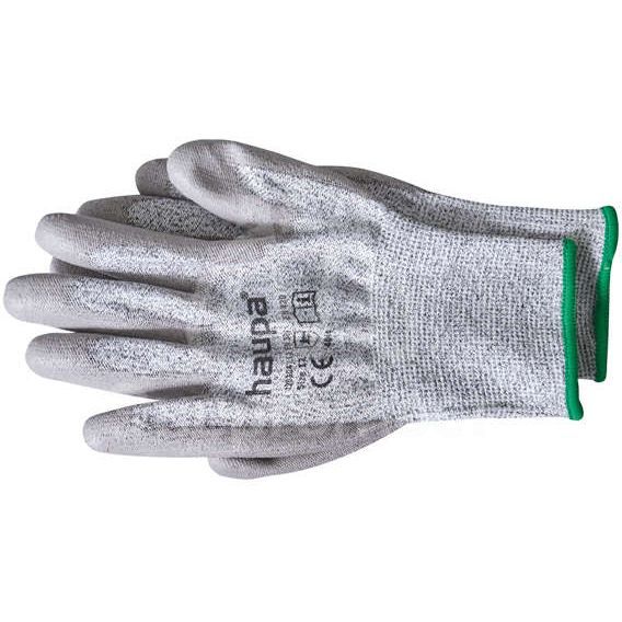 Перчатки с полиуретановым покрытием 5 степень защ. размер 9 сер. (пара) HAUPA 120304/9