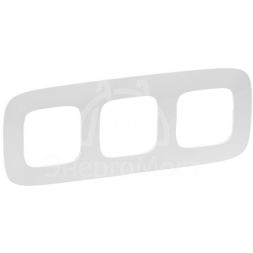 Рамка 3-м Valena Allure универсальная бел. Leg 754303