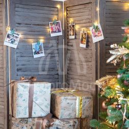 Прищепка деревянная &amp;quot;Новогодняя ель&amp;quot; 14.5х4.5х1.6см (уп.6шт) Neon-Night 504-031