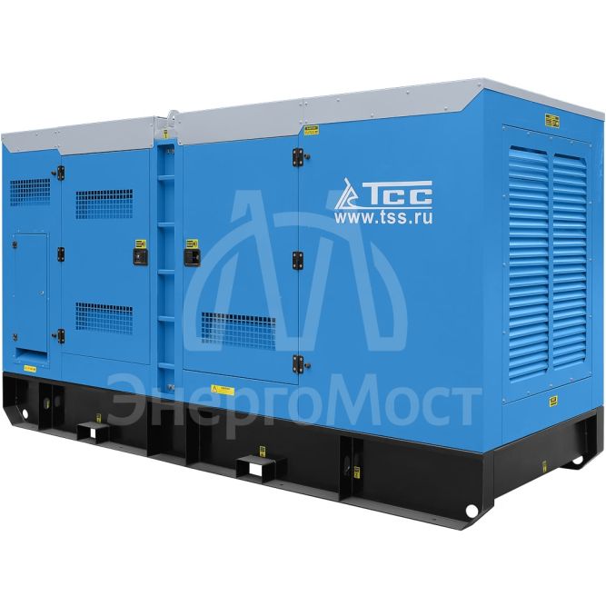 Дизельный генератор ТСС АД-300С-Т400 в шумозащитном кожухе с АВР