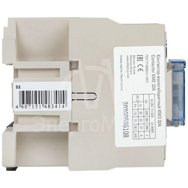 Контактор КМЭ 32А кат. 24В AC 1НО PROxima EKF ctr-s-32-24