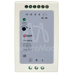 Блок питания на DIN-рейку 100Вт Uвх ~ 220В AC m Uвых - 48В DC постоянного тока EKF DR-M-100W-48