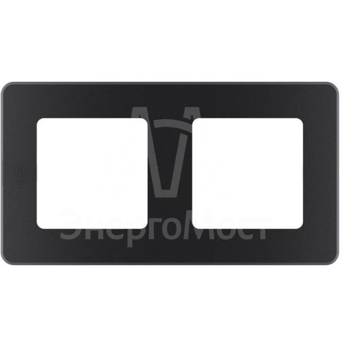 Рамка 2-м Inspiria антрацит Leg 673943