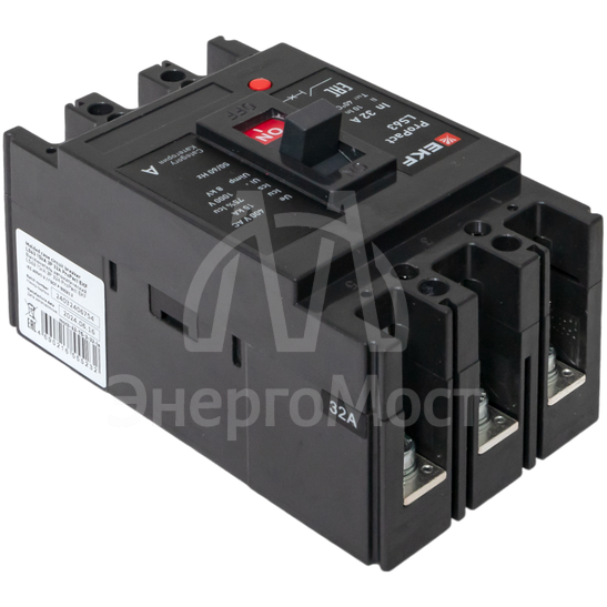 Выключатель автоматический 3п 32А 15кА LS63 ProPact EKF mccb-63-15-3-32-ls