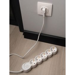 Удлинитель EX-05GS-500 (5х5) заземл. выкл. JazzWay 5065208