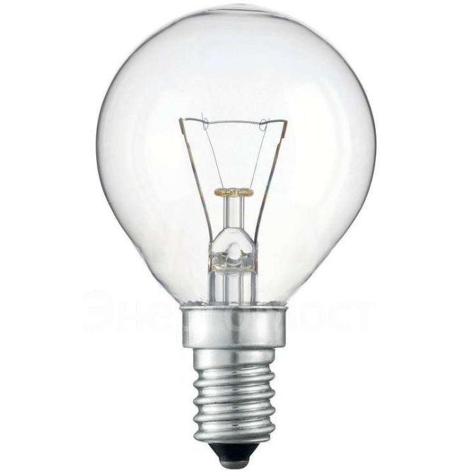 Лампа накаливания ДШ 40Вт E14 (верс.) Лисма 321600300\327301200