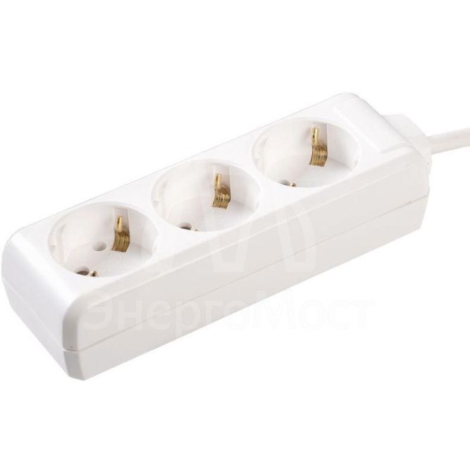 Удлинитель 3х1.5м с заземл. 16А IP20 У03 2P+PE IEK WYP10-16-03-01-Z-17