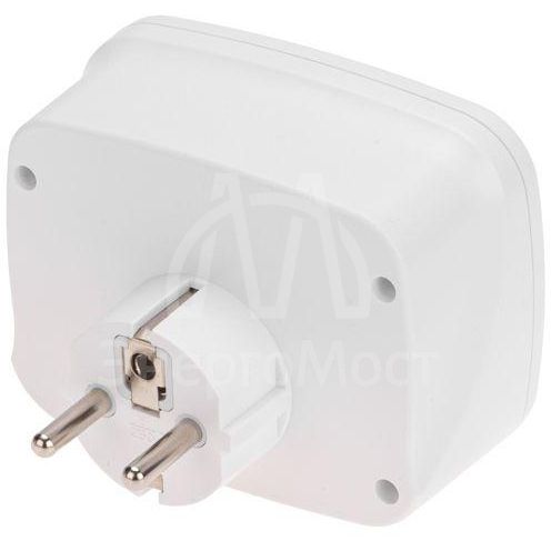 Тройник электрический 16А с/з+2х2.5А+3хUSB-A 2.4А+USB Type-C 3А бел. Rexant 11-1250