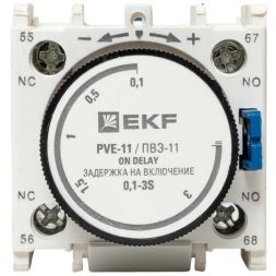 Приставка выдержки времени включения ПВЭ-11 0.1-3с 1НО+1НЗ EKF ctr-st-11