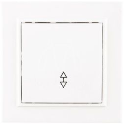 Выключатель проходной 1-кл. СП Минск 10А IP20 бел. Basic EKF ERV10-025-10