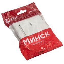 Выключатель проходной 1-кл. СП Минск 10А IP20 бел. Basic EKF ERV10-025-10