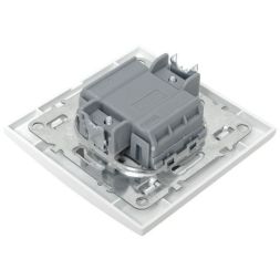 Выключатель проходной 1-кл. СП Минск 10А IP20 бел. Basic EKF ERV10-025-10