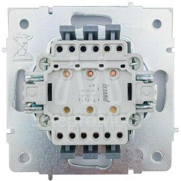 Выключатель 3-кл. СП ZIMA IP20 10А безвинт. зажим бел. LEZARD 704-0288-109QC